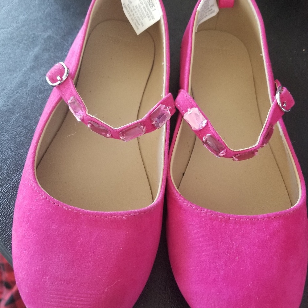 Girls hot pink Gymboree flats